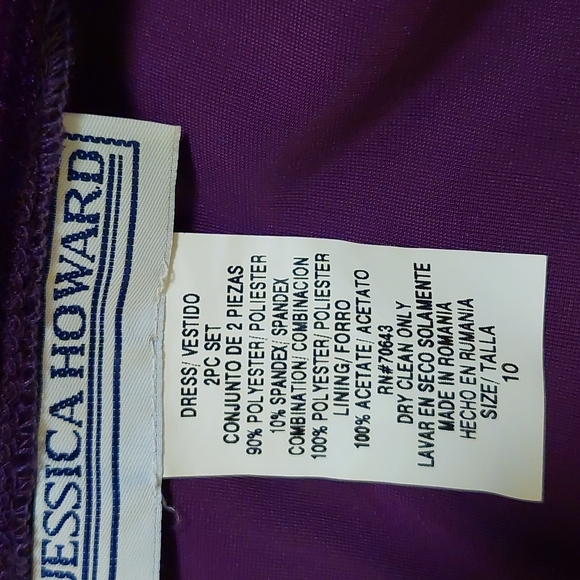 Jessica Howard Velvet and Satin Evening dress with jacket - Picture 10 of 10